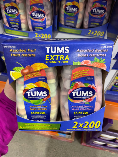 Tums Extra Strength Antacid - 2 x 550 Grams